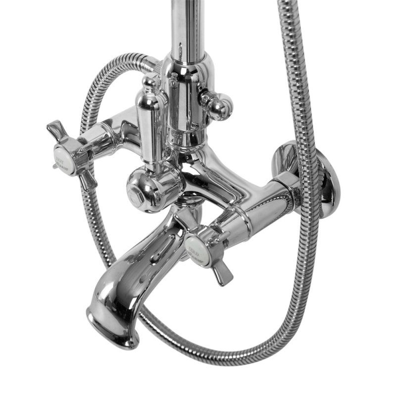 Душевая стойка со смесителем, верхним и ручным душем CEZARES LORD-CVD