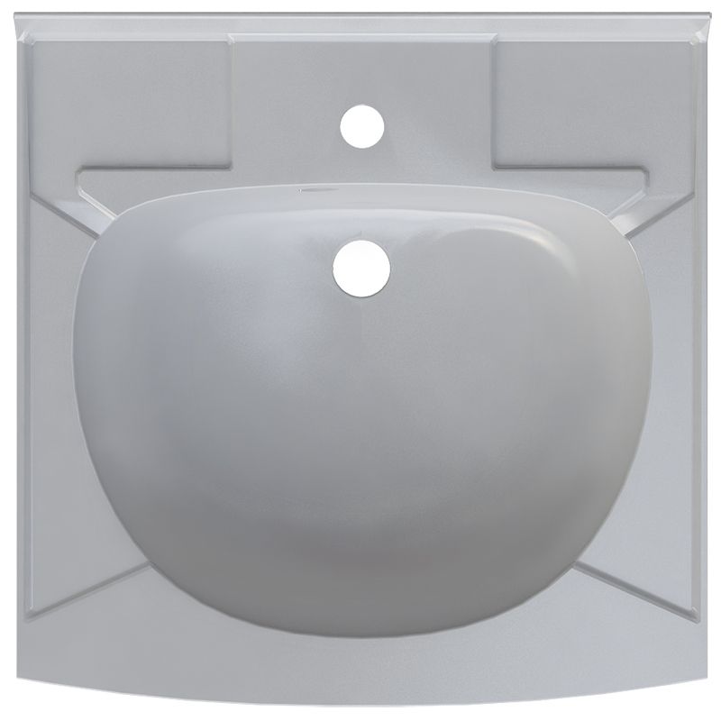 Раковина Altasan Kompakt 50x50 UPP50s на стиральную машину Белая