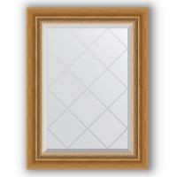 Зеркало Evoform Exclusive-G 71х53 Состаренное золото с плетением