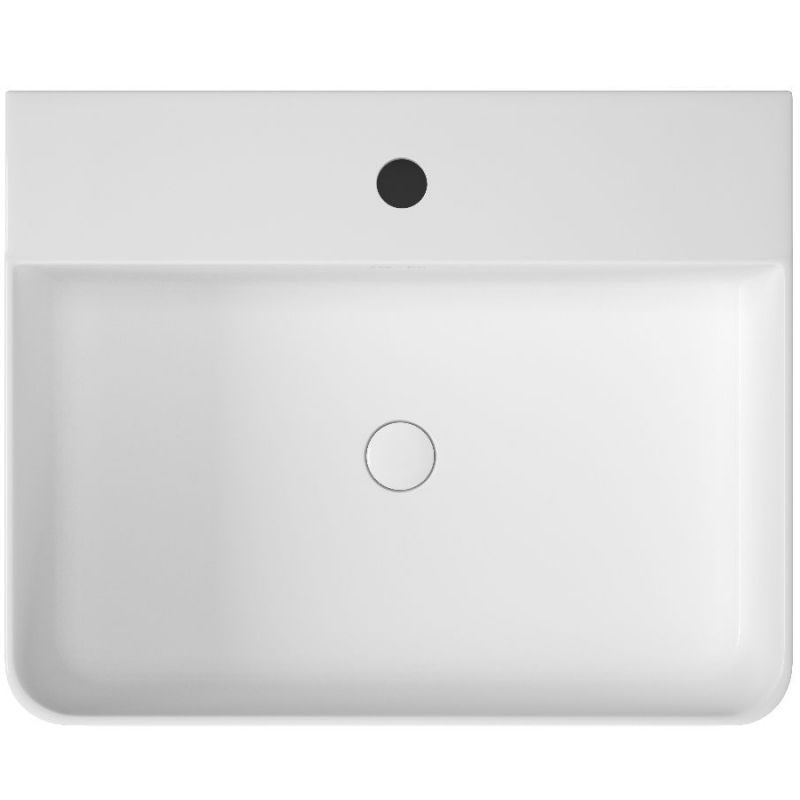 Раковина Owl 1975 Vinkel 52 OWLB191002 Белая глянцевая с донным клапаном