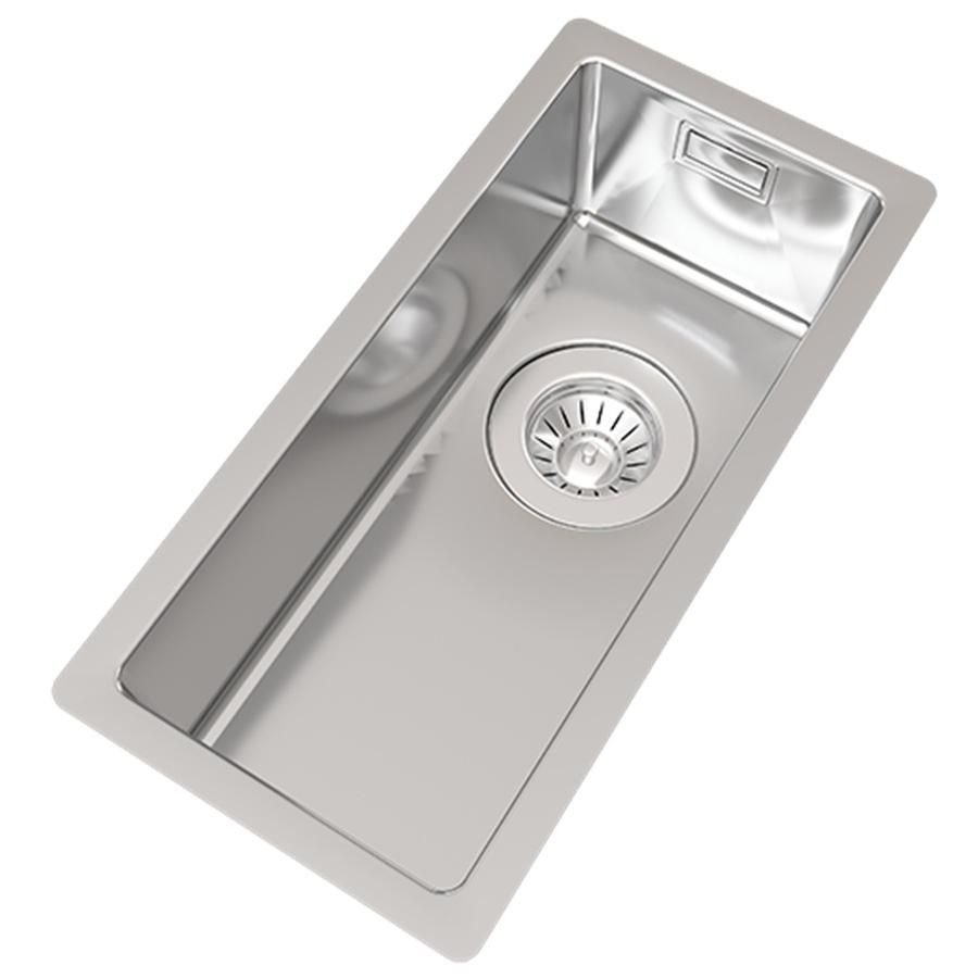 Кухонная мойка Florentina ОПТИМА-HM OHM.170.400.B.10.S.10, нержавеющая сталь, артикул OHM.170.400.B.10.S.10