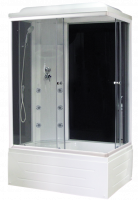 Душевая кабина Royal Bath RB 8100BP3-BT(черное/прозрачное) левая Душевая кабина Royal Bath RB 8100BP3-BT(черное/прозрачное) левая