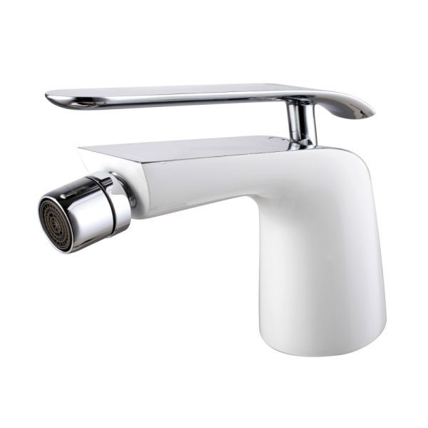 Смеситель для биде Lemark Melange LM4908CW Хром Белый