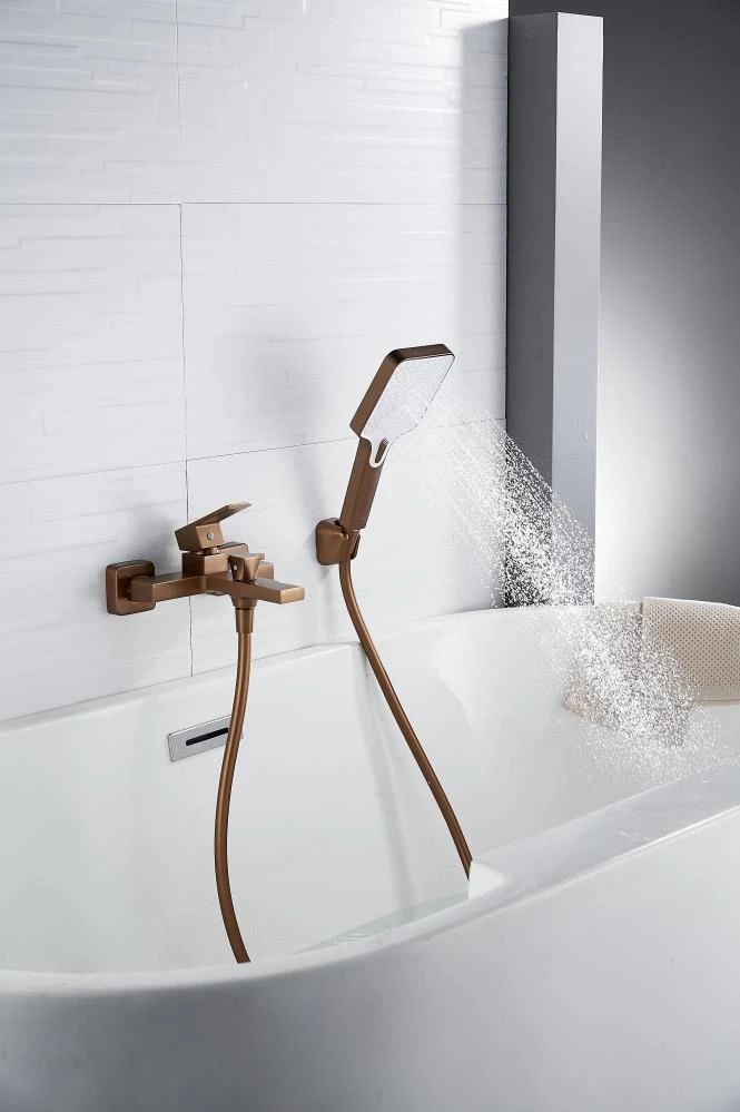 Смеситель для ванны Knotlor KN-22/RB, бронза