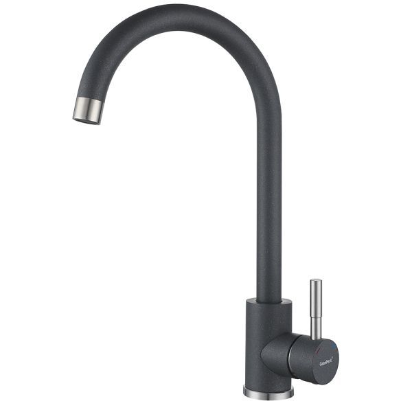 Смеситель для кухни GranFest Z-5410, темно-серый