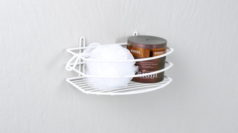 Полка Fixsen овальная одноэтажная белая (FX-720W-1), артикул FX-720W-1