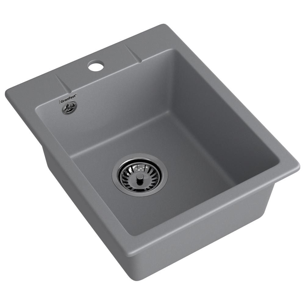 Кухонная мойка GranFest URBAN 240, темно-серый, артикул 240 темно-серый
