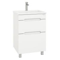 Тумба Onika Айленд 50 напольная, белая (ум. Сomo-50)