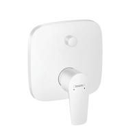 Смеситель для душа, Hansgrohe, Talis E, тип открывания воды-однорычажный, тип регулирования воды-керамический узел смешивания, тип установки-встраиваемый, внутренняя часть-необходимо заказать, цвет- белый матовый, регулируемое ограничение температуры, с п Смеситель для душа, Hansgrohe, Talis E, тип открывания воды-однорычажный, тип регулирования воды-керамический узел смешивания, тип установки-встраиваемый, внутренняя часть-необходимо заказать, цвет- белый матовый, регулируемое ограничение температуры, с п