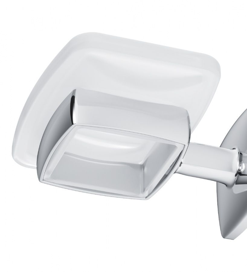 A9034200 Gem, Стеклянная мыльница с настенным держателем A9034200 Gem, Стеклянная мыльница с настенным держателем