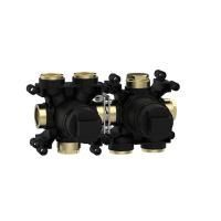 Внутренняя часть, Almar, Water Control Modular, однорычажного смесителя с переключателем на 3 положения, горизонтальный модуль Внутренняя часть, Almar, Water Control Modular, однорычажного смесителя с переключателем на 3 положения, горизонтальный модуль