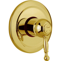 CISAL Arcana Royal Внешняя часть встраиваемого однорычажного смесителя для душа, цвет золото