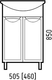 Тумба "Монро 50", Уют 50