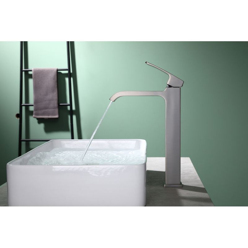 Смеситель для раковины высокий Raglo R02.15.09, графит