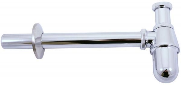 Сифон для умывальника диаметр 32мм с накидной гайкой 5/4" металл