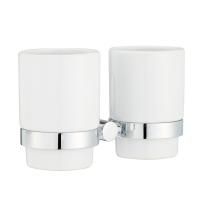 Стакан для зубных щеток Iddis Mirro Plus MRPSBC2i45 Хром Белый Стакан для зубных щеток Iddis Mirro Plus MRPSBC2i45 Хром Белый