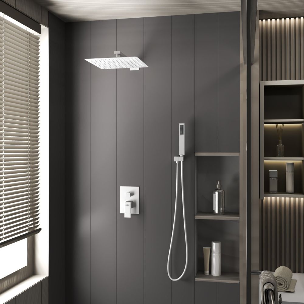 Душевая система для душа DK встраиваемая матовый белый  Bayern.Liszt (DA1515708A04), артикул DA1515708A04