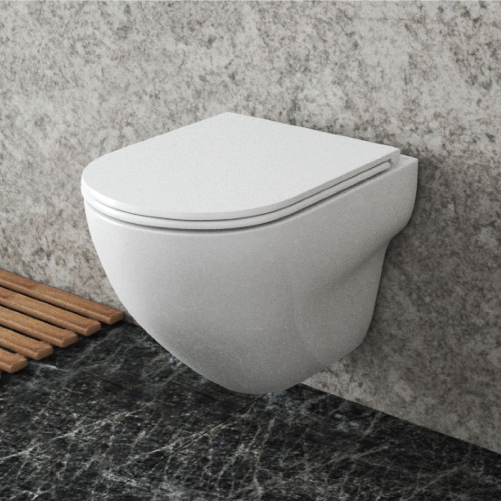 Унитаз подвесной безободковый OWL Wave Cirkel-H с сиденьем DP микролифт