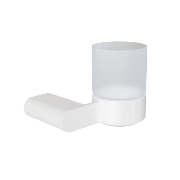 Стакан для ванной комнаты Knotlor SC102WY, белый