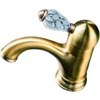 Смеситель для умывальника CRYSTAL, бронза_Комплект