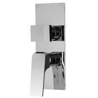 Смеситель для душа, Fima Carlo Frattini, Fit, тип открывания воды-однорычажный, монтаж-настенный встраиваемый, отверстия для монтажа-1, внутренняя часть-необходимо заказать, цвет-хром, с переключателем на 2/3 источника Смеситель для душа, Fima Carlo Frattini, Fit, тип открывания воды-однорычажный, монтаж-настенный встраиваемый, отверстия для монтажа-1, внутренняя часть-необходимо заказать, цвет-хром, с переключателем на 2/3 источника