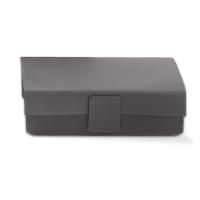Коробка универсальная, Decor Walther, Nappa UTBD, с крышкой, ширина, мм-250, глубина, мм-170, высота, мм-90, материал-натуральная кожа, цвет-дымчато-серый