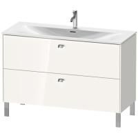 DURAVIT (Viu*) Умывальник 1230x490 мм, 1 отверстие под смеситель, с переливом, клапан Push-Open керамическ., белый