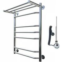 Электрический полотенцесушитель Тругор Браво 3 П элТЭН 80x50 с полкой Хром