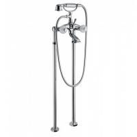 Bongio Rivoli Смеситель для ванны напольный с ножками, с ручным душем, цвет хром/cristallo 00