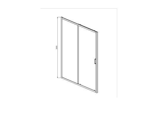 AQ NAA 6121-120 (новый артикул AQ ARI RA 12020CH) Душевая дверь двухэлементная, раздвижная1200x2000 профиль хром, стекло прозрачное AQ NAA 6121-120 (новый артикул AQ ARI RA 12020CH) Душевая дверь двухэлементная, раздвижная1200x2000 профиль хром, стекло прозрачное