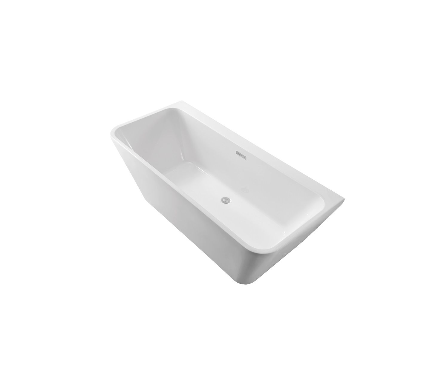 Ванна акриловая, пристенная, AQUATEK AQ-113775WT ЭЛЕГИЯ 1700 * 750 * 580 , В комплекте со сливом и ножками.Цвет: белый глянцевый.