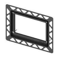 Монтажная рамка, TECE, TECElux Mini, для монтажа на уровне стены панелей смыва унитаза TECEloop, TECEsquare, TECElux Mini, TECEnow, цвет-черный Монтажная рамка, TECE, TECElux Mini, для монтажа на уровне стены панелей смыва унитаза TECEloop, TECEsquare, TECElux Mini, TECEnow, цвет-черный