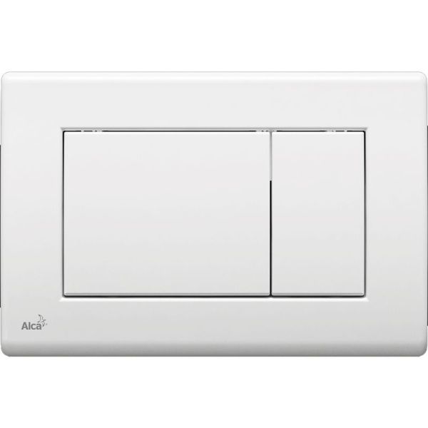 Смывная клавиша ALCAPLAST  M270 (два режима слива, механическое, белый) , шт