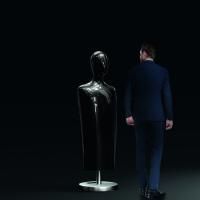 Kerasan Artwork Манекен Adam, цвет черный глянцевый