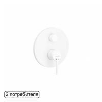 Смеситель для душа скрытого монтажа EXCELLENT Pi AREX.1245WH (белый мат)