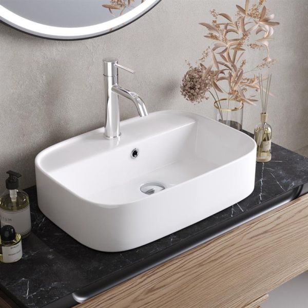 Раковина накладная керамическая CZR-6616