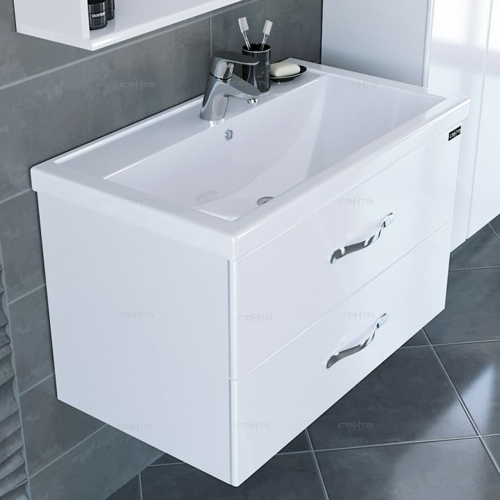 Тумба для умыв. "Виктория 80"  NEW подвес. (ум. Фостер 80)