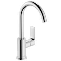 Смеситель для раковины, Hansgrohe, Rebris E, тип открывания воды-однорычажный, тип регулирования воды-керамический картридж, монтаж-на раковину/столешницу, отверстия для монтажа-1, высота, мм-301, вынос излива, мм-154, тип излива-поворотный, донный клапан Смеситель для раковины, Hansgrohe, Rebris E, тип открывания воды-однорычажный, тип регулирования воды-керамический картридж, монтаж-на раковину/столешницу, отверстия для монтажа-1, высота, мм-301, вынос излива, мм-154, тип излива-поворотный, донный клапан