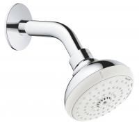 Верхний душ GROHE New Tempesta 100 III с душевым кронштейном, хром (26088001)