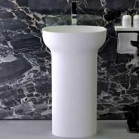 KNIEF Prime Раковина отдельностоящая  53х35х90 cm, с выходом в пол , цвет белый матовый KNIEF Prime Раковина отдельностоящая  53х35х90 cm, с выходом в пол , цвет белый матовый