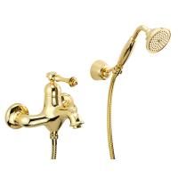 BOMOND Смеситель для ванны моноком. внешний, золото