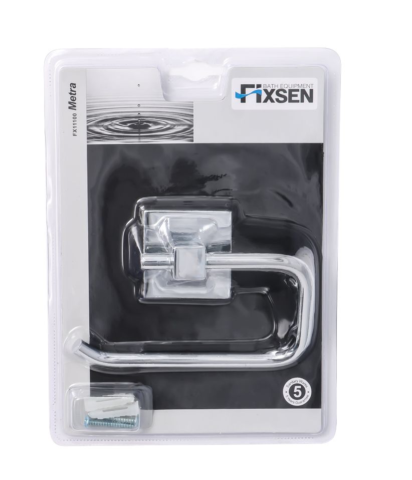 Держатель туалетной бумаги Fixsen Metra FX-11110A Хром, артикул FX-11110A