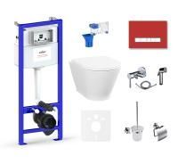 Комплект 10 в 1 Lavinia Boho Elegant Rimless 75110810, премиум со стеклянной клавишей