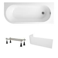 Комплект 3 в 1 Lavinia Boho Art II S2-3713170R, акриловая ванна 170x72,5 см (правый разворот), усиленные металлические ножки с монтажным набором, лицевой экран