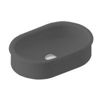 ARTCERAM Brera Раковина настольная 60*40 см, цвет черный матовый