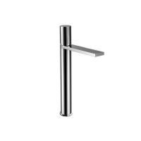 Fantini Milano Смеситель для раковины, 1 отв., без донного клапана, излив 220мм, цвет: матовая натуральная сталь