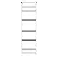 Электрический полотенцесушитель Grota Fiado 527х1800 Хром