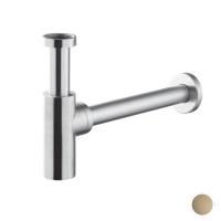 Newform X-STEEL 316 Сифон для раковины под донный клапан, L=300 мм цвет: PVD Brushed pale gold Newform X-STEEL 316 Сифон для раковины под донный клапан, L=300 мм цвет: PVD Brushed pale gold