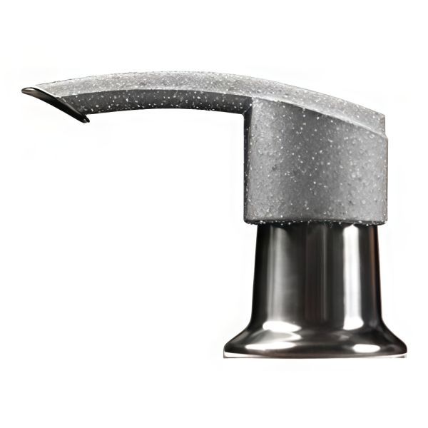 Дозатор для кухонной мойки GranFest 001 "Плоский", серый