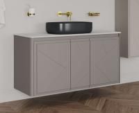 Тумба под раковину Allen Brau Paris 120 1.360004.PGM платина матовый